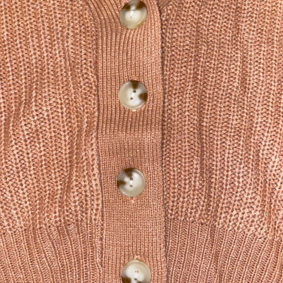 Mauve Sweater Cardigan - Picture 2 of 3